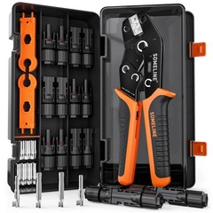 ® Solar Connector Crimping Tool Kit, 14-10 AWG Crimper for Solar Panel Cable …
