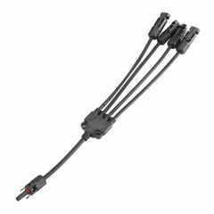 2Pack 30A Solar Panel Y Branch Cable Wire Adapter Connector Extension Waterproof