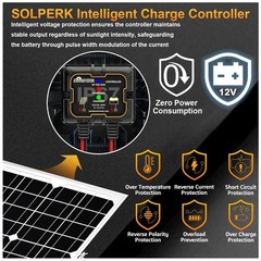 High Efficiency Solar Battery Charger 20W – Smart Controller