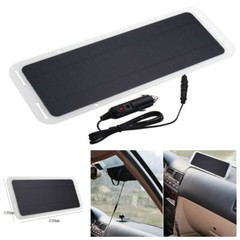 12V 5W Car Battery Solar Panel Portable Solar Power Monocrystal Backup Charger