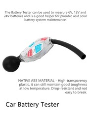 Deep Cycle Hydrometer Tester for 6V 12V 24V Golf Cart Battery