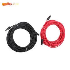 Heavy Duty 20M 4mm² Solar Extension Cable With M4 Plugs For Panels / Batteries