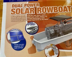 Dual Power Solar Rowboat Play STEM Kit NEW SEALED Science Solar Power