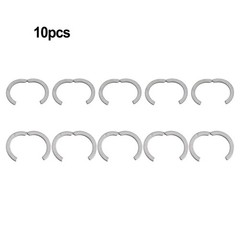Premium 304 Stainless Steel Segment Rings 10pcs for DN20 Corrugated Pipes