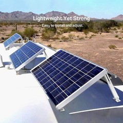 2/4/6x Roof Adjustable Solar Panel Mounting Brackets Kit System for Solar Panels