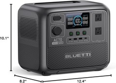 AC70 Portable Power Station 768Wh Solar Generator W/ 2 1000W AC Outlets Power