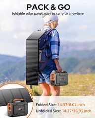 Solar Powered Generator 200W Peak/100W Rated, Portable Solar Generator Power …