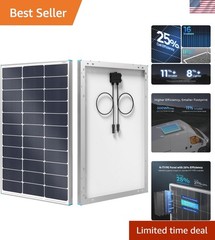 100W Solar Panel with 25- Performance Guarantee – Off-Grid Essential
