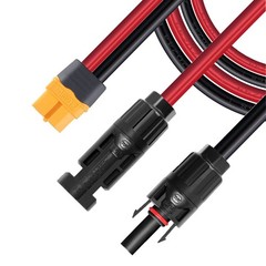 XT60 Adapter Extension Cable,XT60 to Solar Connector 12AWG Solar Panel Connec…