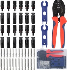 Solar Crimping Tool for Solar Panel Cable with 12 Pairs Solar Connectors