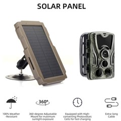 3000mAh 6V-12V Solar Panel Set Rechargeable Solar Charger For Trail Camera