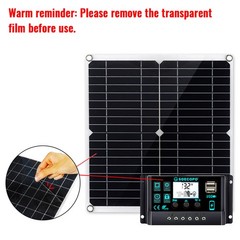 1200W Solar Panel Combo – 4 x 300W + 100A Controller + Y-Cable + Suction Cups