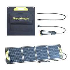 Greenmagic 120W 20V Portable Foldable Solar Panel for Generator Power Station RV