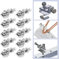 Solar Panel Solar-Mounting System Ground Grounding Lug Standard Grounding Clip