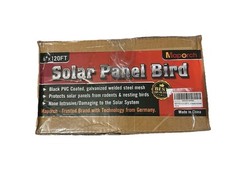 6″x120FT PVC Coated Galvanized Steel Black Solar Panel Bird Proofing Mesh Screen