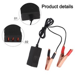 Reliable DC Converter 12V 24V to 5V USB with Battery Clip for Everyday Use
