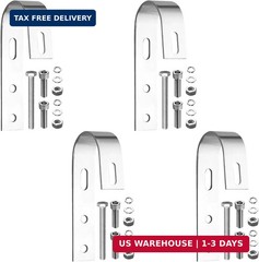 4PCS Solar Panel Mounting Brackets for Balcony & Fence, No Drill | 304 Sta