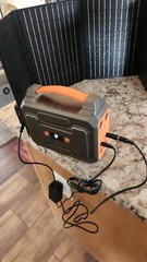 Powe Station with Free 40w Panel Solar Powered Generator 200W Peak/100W Rated