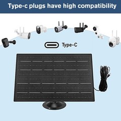 Solar Panel for Security Camera Bell 10W USB Solar Panel Charger Waterproof