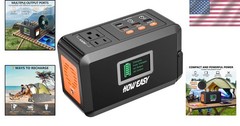Versatile 88Wh Power Station with Solar Charging and High Brightness LED Light