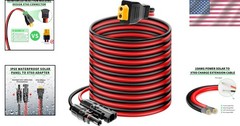 Solar Panel XT60 Connector Cable 20FT 10AWG