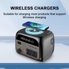 CTOLITY Portable Power Station LiFePO4 1024Wh Solar Generator Backup 2400W