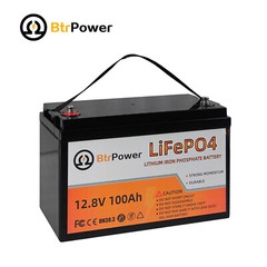 Solar 12V Lifepo4 Battery Pack 50Ah 100Ah 140Ah 200Ah for Cart RV Marine System