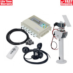 Dual Axis Solar Tracker Controller with Wind Speed Sensor + DC Two Axis Gimbal