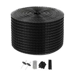 8 In. X 100 Ft. Solar Panel Bird Guard Critter Roll Kit with 100-Aluminum Fasten