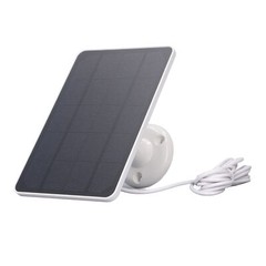 Solar Panel 4W Battery Charger Micro USB Camera Charging Solar Panel White