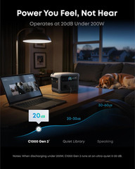 Anker SOLIX C1000 Gen 2 Portable Power Station, 1,024Wh, 2,000W, Camping | 1,024