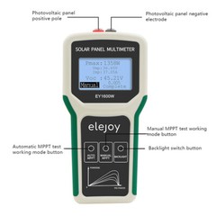 5-1800W Solar Panel Multimeter MPPT Tester LCD Display VOC Testing Power Meter
