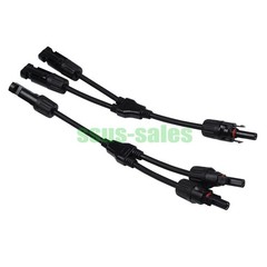 Solar MC-4 Photovoltaic Connector Y-Type Splitter Adapter with Waterproof US