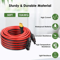 Heavy Duty 10AWG Solar Panel Connector Cable