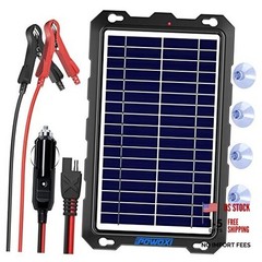 Upgraded 7.5W-Solar-Battery-Trickle Solar Powered Battery Chargers 7.5w-B