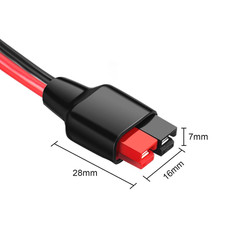 10AWG Solar Panel to Anderson Connector Adapter Extension Cable,1.6FT | Heavy Du