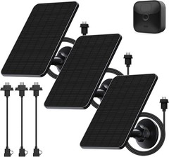3 Pack Solar Panel for Blink Outdoor 2K+/4(4th Gen)/XT/XT2 & Outdoor(3rd Gen)