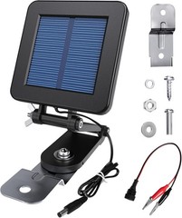 Panel solar de 6 V para comedero de ciervos, cargador eficiente con soporte de m