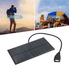 Backpacking USB Mobile Phone Charger 5V 2W Solar Charger Reliable Power Source
