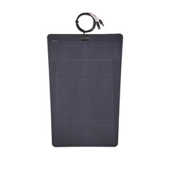 Good 75W 12V Bonnet Flexible Solar Panel Land Rover Defender 110/90 Campers H6