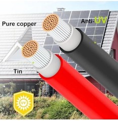 Solar Connectors for 2-3-4 Solar Panels, Tool-Free Solar Panel Wires and Conn…