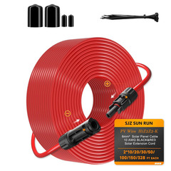 10AWG Solar Panel Extension Cable 328Ft Tinned Copper with Connector for RV | 6M