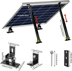 Adjustable Solar Panel Tilt Mount Brackets Aluminum Alloy Solar Panel Mounting S