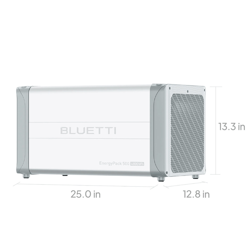 Bluetti EnergyPack 500 Battery Pack 4.8kWh LiFePO4 NEMA 4X Reliable Backup