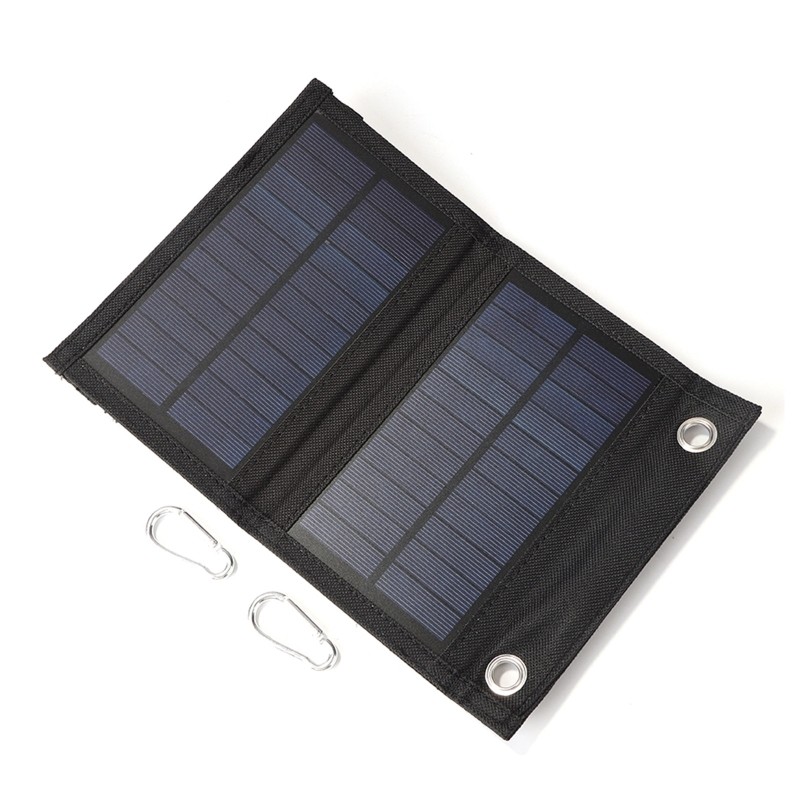 Foldable Solar Panel 10W Solar Cells Battery Charger Waterproof Outdoor Camping