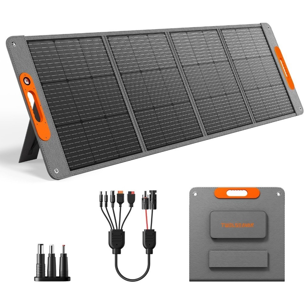 200W Portable Solar Panel Charger Foldable with ETFE 24% High Efficiency IP65