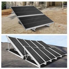 45″ Solar Panel Mount Bracket for 100-400 Watts Solar Panel with Enhanced Cro…