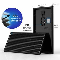 ⭐AP 200W 12V Monocrystalline for Water Pumps, Residential Power-1 Pack⭐️