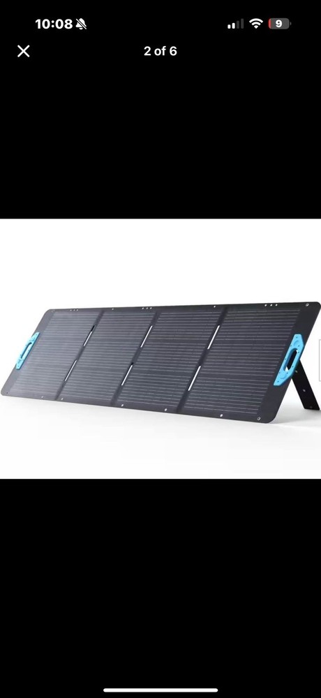 200-Watt Monocrystalline Portable Solar Panel