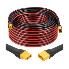 XT60 Extension Cable 75FT, 10AWG Tinned Copper Wire with XT60 Male to Female …